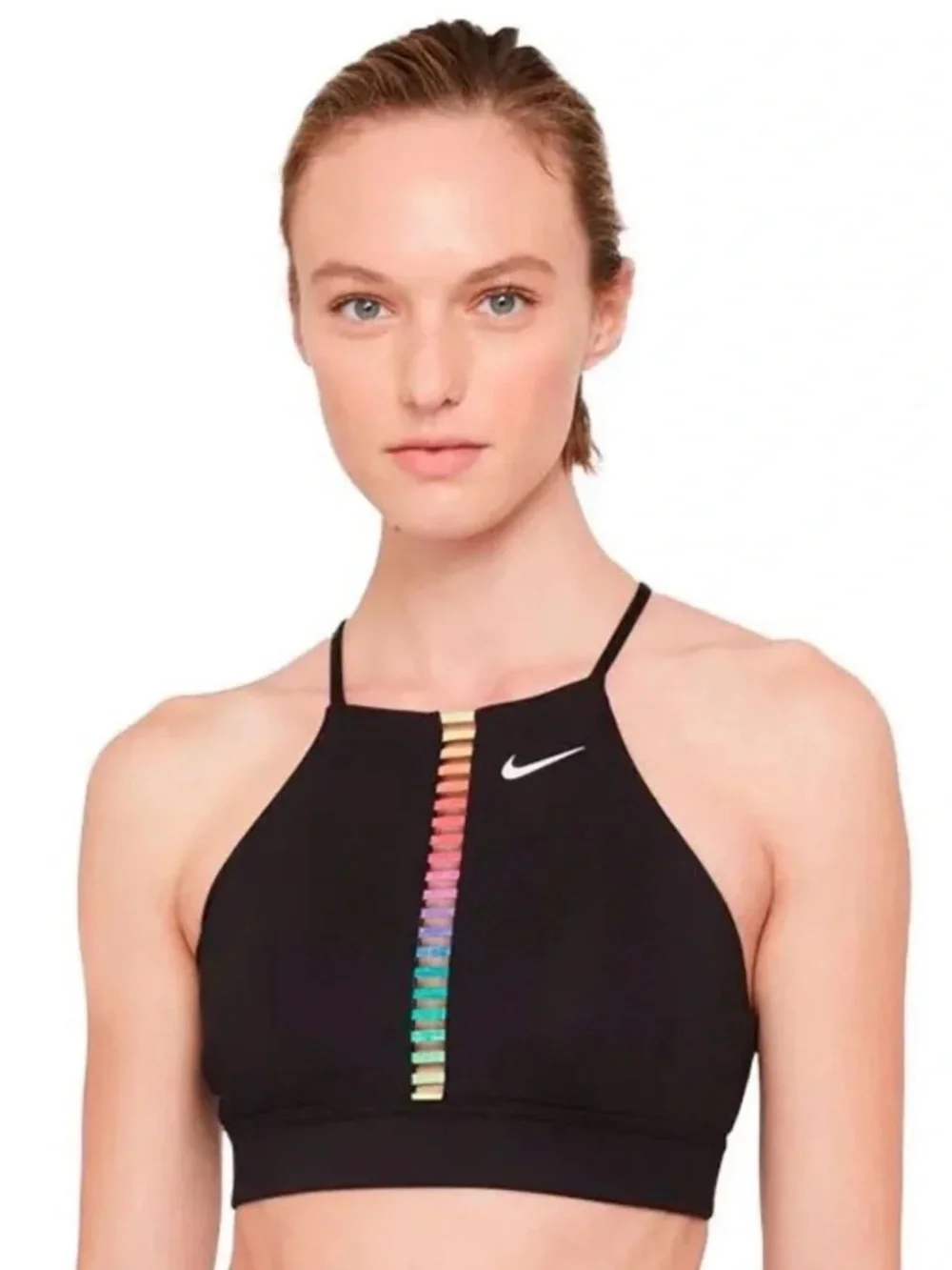 Nike Dri-FIT Indy Rainbow Ladder Sports Bra